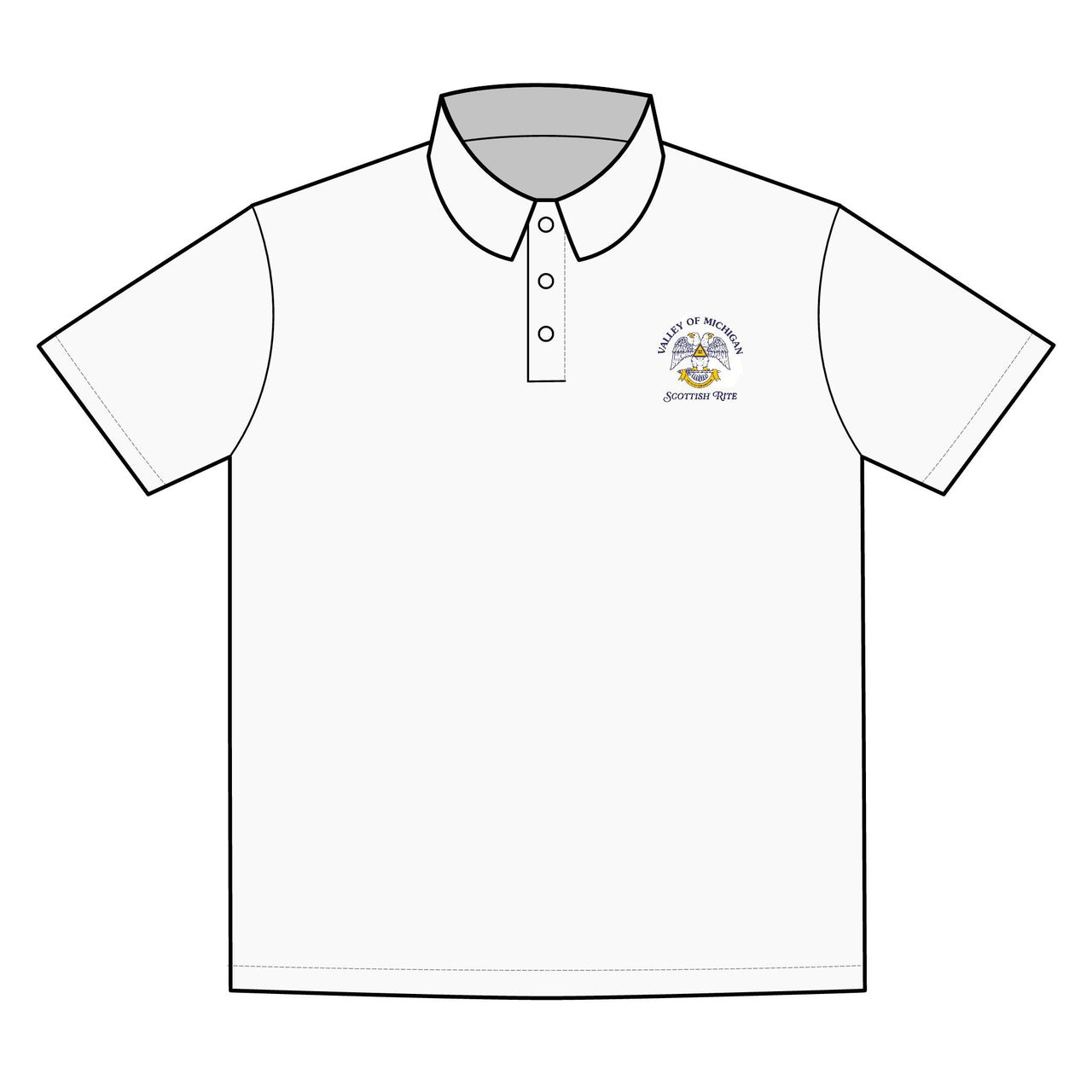 Sporty Polo Shirt for Active Lifestyles, Breathable Men’s and Women’s Polo, Ideal for Sports Events, Casual Outings, Team Spirit SCOTTISH RITE