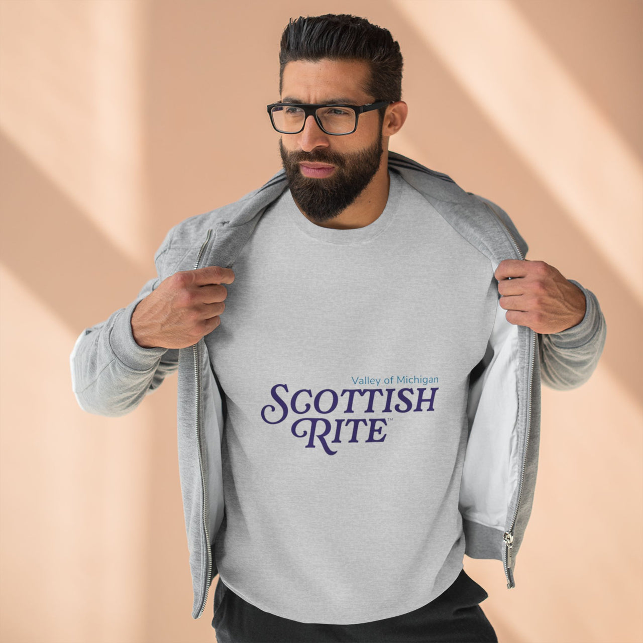 Scottish Rite Unisex Crewneck Sweatshirt, Cozy Gift for Masons, Comfortable Heritage Apparel, Casual Everyday Wear, Scottish Rite
