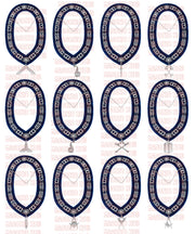 Masonic Blue Lodge Officer Aprons Set of 12 - Gloves , Chain Collars - Jewels