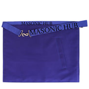 Handcrafted 100% Lambskin Masonic Blue past Master Apron for Freemasonry