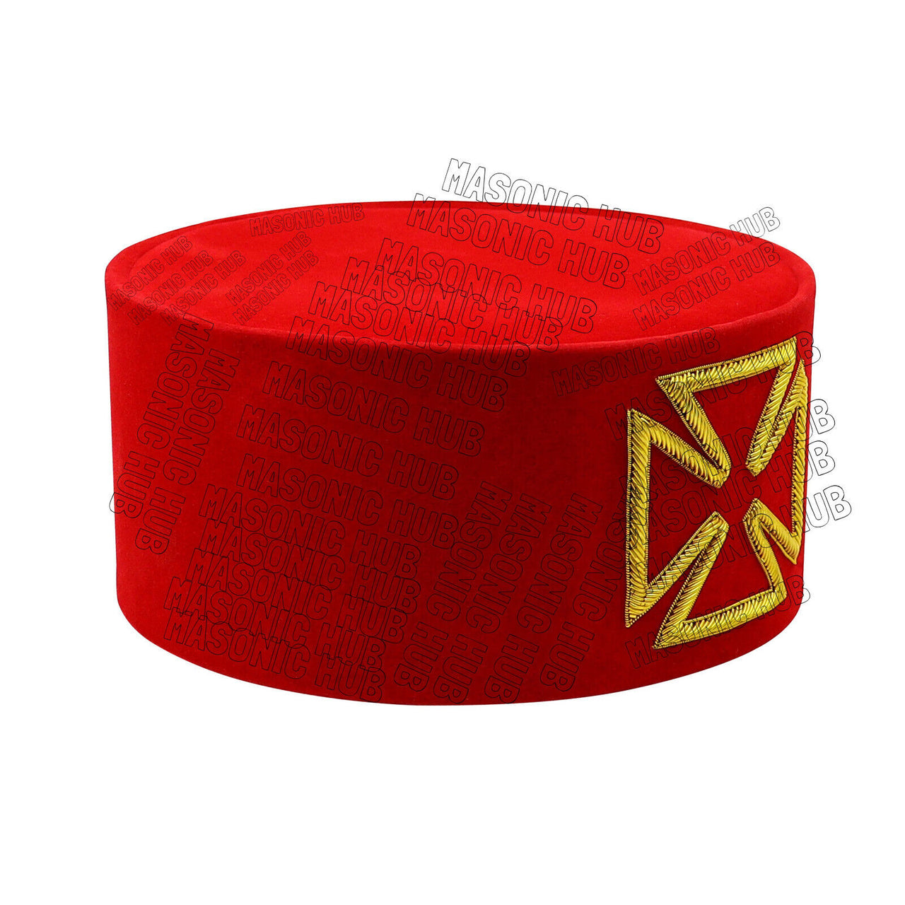 Masonic Knight Templar Purple Grand Prior Cap – Precision Craftsmanship