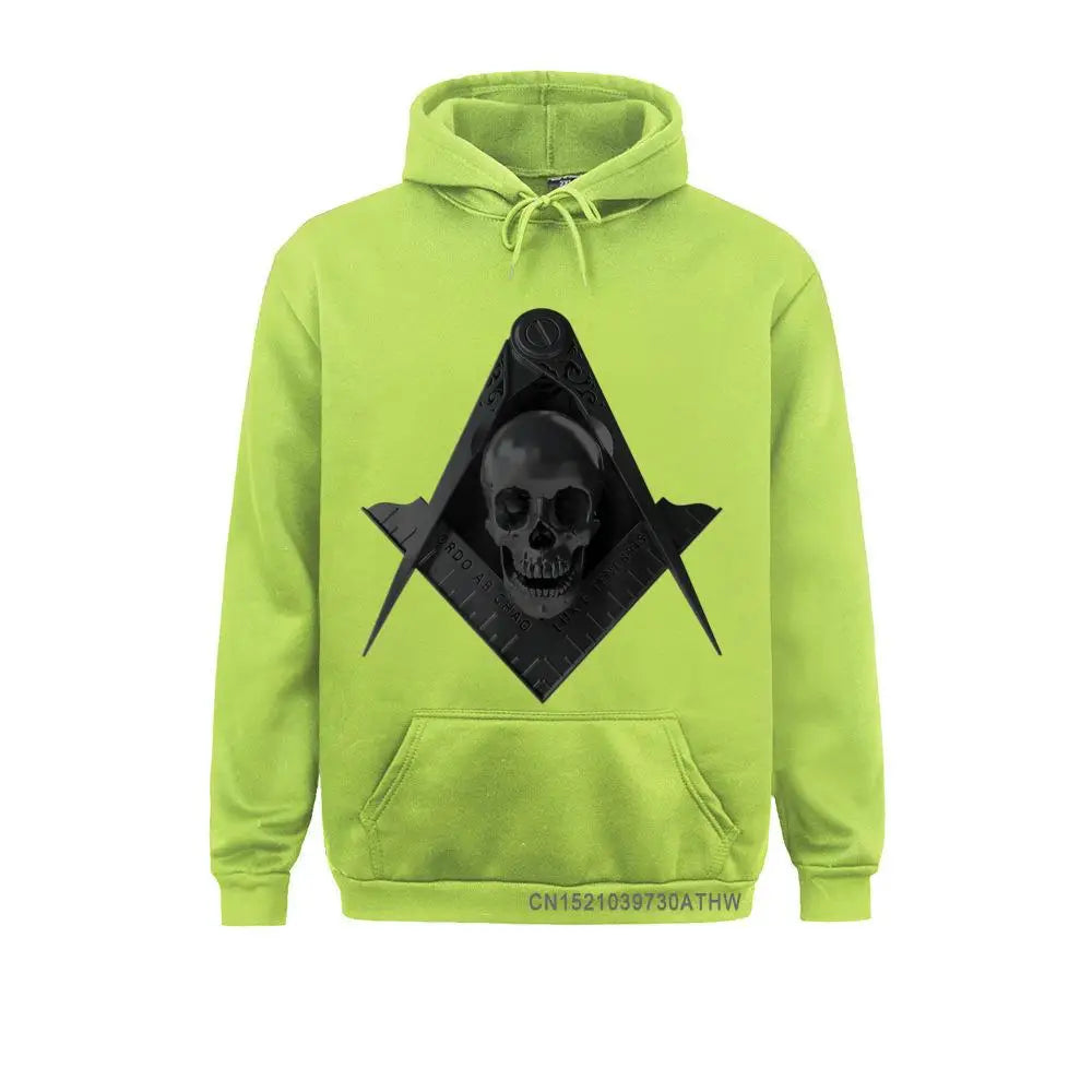 Masonic Stealth Square Compass Skull Freemason New Arrival Funny Men Sweatshirts HoodiesSportswears Winter/Fall