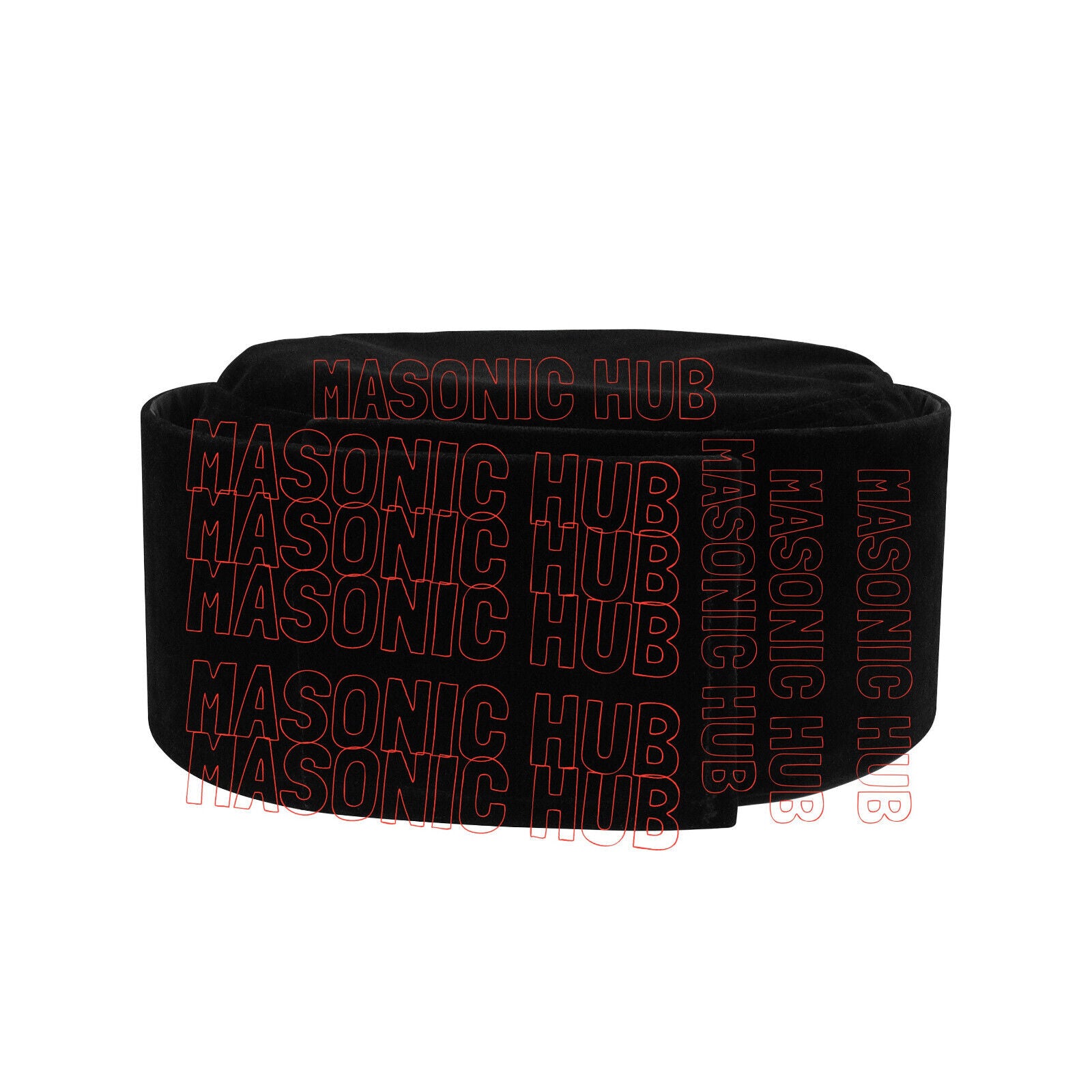 Handmade Velvet Crown Royal Arch Master Crown Masonic Regalia Hat –Black Velvet