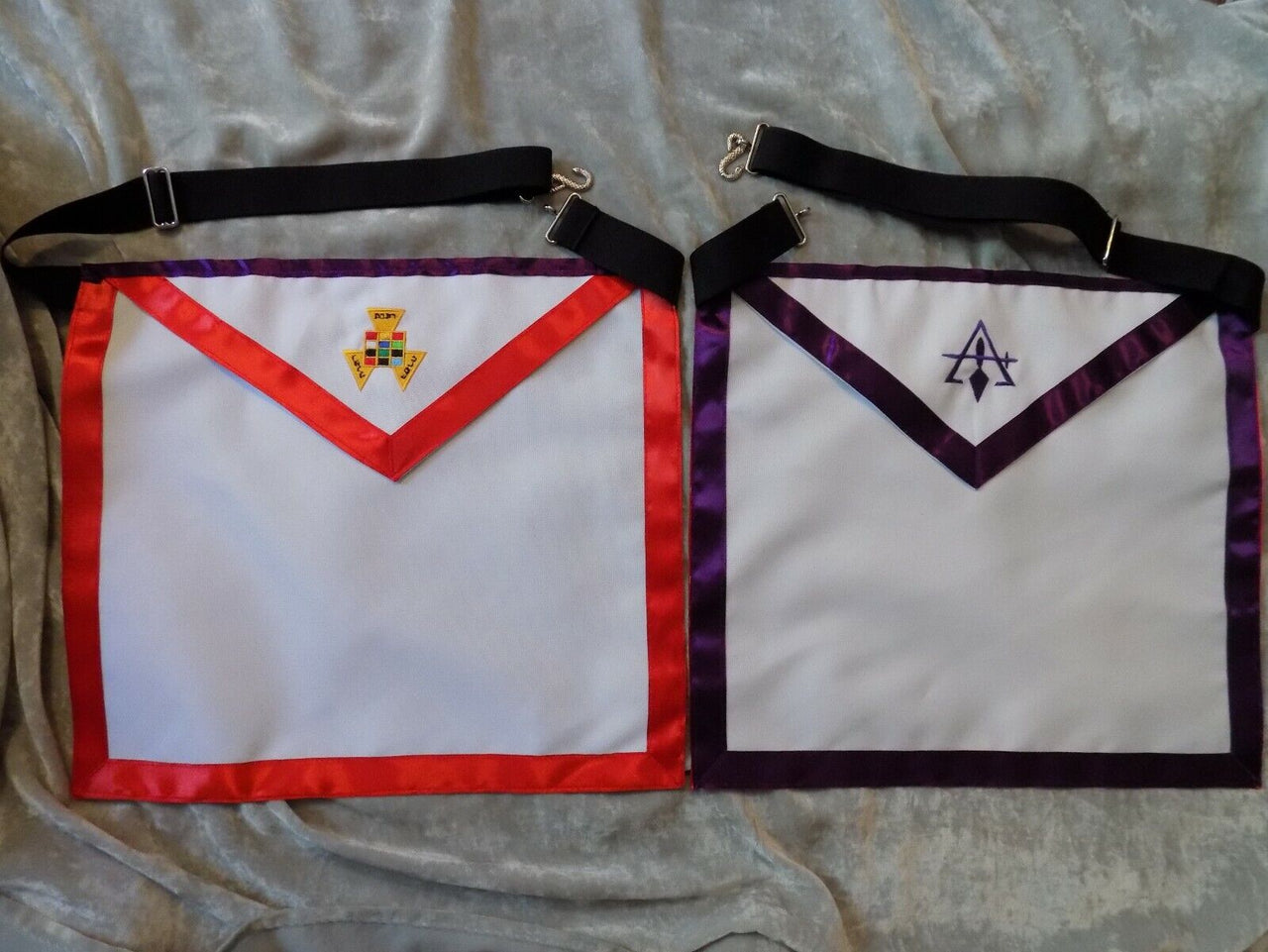 Dual Cloth Apron Chapter Council York Rites past High Priest Masonic NEW!