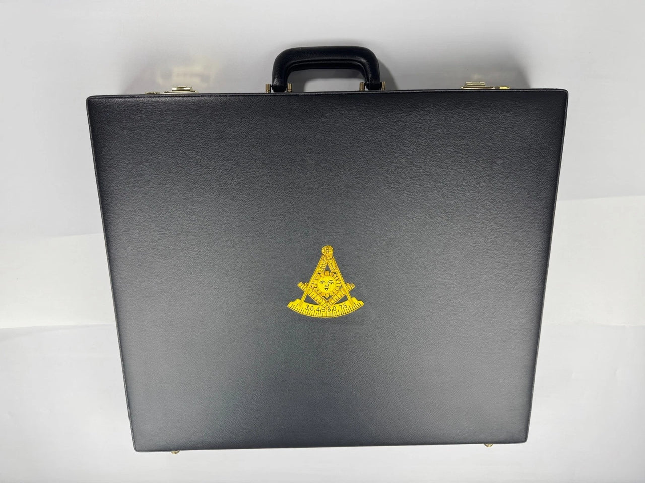 Custom Leather past MASTER BLUE LODGE Apron Hard Case Briefcase MM, PROVINCIAL