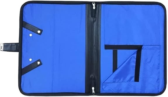 PAST MASTER BLUE LODGE APRON CASE - BLACK IMITATION LEATHER MM, WM, PROVINCIAL