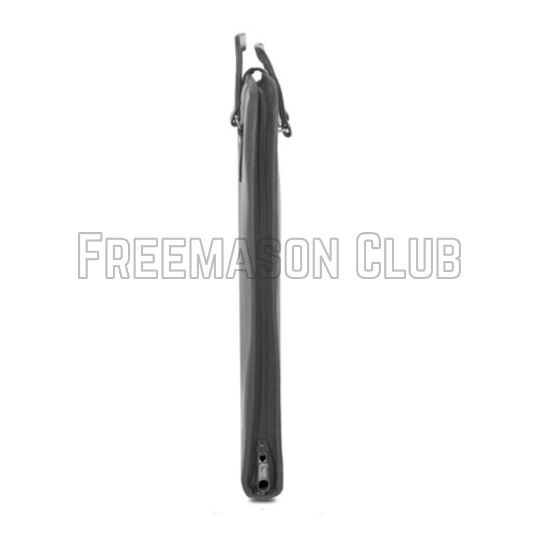 Masonic Apron Case Square & Compass Master Mason WM Provincial Leather Lock